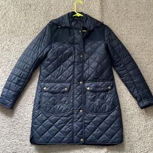NWOT Barbour Quilted Utility Coat